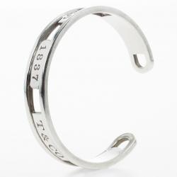 مملوكة مسبقًا Tiffany & Co. 1837 Elements Silver Cuff Bracelet 16 CM