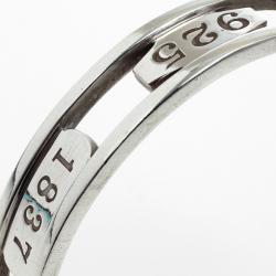 مملوكة مسبقًا Tiffany & Co. 1837 Elements Silver Cuff Bracelet 16 CM