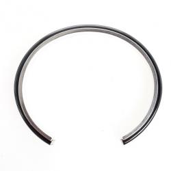 مملوكة مسبقًا Tiffany & Co. 1837 Midnight Titanium Silver Cuff Bracelet 16 CM