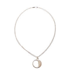 Pre Owned Tiffany & Co. Man In The Moon Silver Pendant Necklace