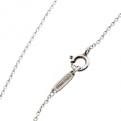 Pre Owned Tiffany & Co. 1837 Circle Silver Pendant Necklace