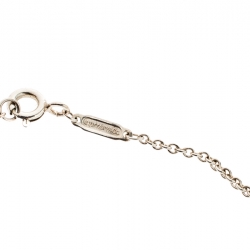 Pre Owned Tiffany & Co. 1837 Interlocking Circles Silver Bracelet