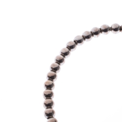 Pre Owned Tiffany & Co. Return to Tiffany Heart Tag Enamel Silver Beads Bracelet