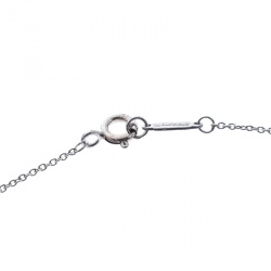 Tiffany & Co. Heart Tag Key Pendant Silver Chain Necklace