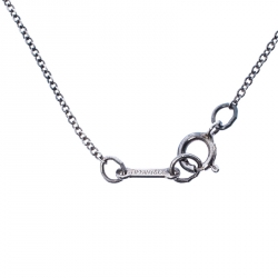 Pre Owned Tiffany & Co. Elsa Peretti Eternal Circle Silver Pendant Necklace