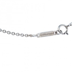 Pre Owned Tiffany & Co. Atlas Cube Silver Pendant Necklace