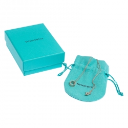 Pre Owned Tiffany & Co. Atlas Silver Pendant Necklace