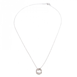 Pre Owned Tiffany & Co. Atlas Silver Pendant Necklace