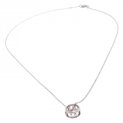 Pre Owned Tiffany & Co. Atlas Silver Pendant Necklace