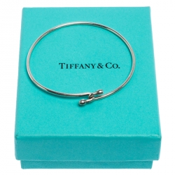 Pre Owned Tiffany & Co. Silver Wire Hook Bracelet