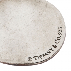 Pre Owned Tiffany & Co. Sterling Silver Notes Drop Earrings