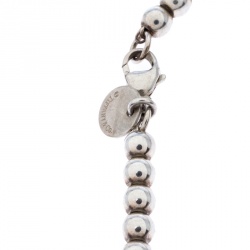 Pre Owned Tiffany & Co. Return to Tiffany Enamel Heart Tag Silver Beads Bracelet