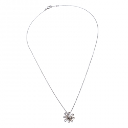 Pre Owned Tiffany & Co. Paloma Picasso Daisy Silver Pendant Necklace