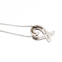 Pre Owned Tiffany & Co. Paloma Picasso Loving Heart Silver Pendant Necklace