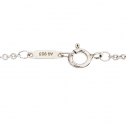 Pre Owned Tiffany & Co. 1837 Interlocking Circles Silver Pendant Necklace