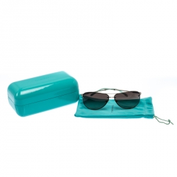 Pre Owned Tiffany & Co. Rose Gold Tone/ Green Gradient TF 3039-B Aviators Sunglasses