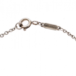 Pre Owned Tiffany & Co. 1837 Interlocking Circles Silver Bracelet