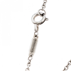 Pre Owned Tiffany & Co. 1837 Interlocking Circles Silver Bracelet