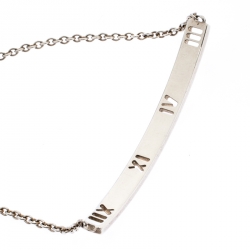 Pre Owned Tiffany & Co. Atlas Silver Bar Bracelet