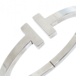 Pre Owned Tiffany & Co. T Square Sterling Silver Bracelet