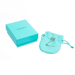 Pre Owned Tiffany & Co. Enchant Heart Key Silver Pendant