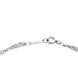 Pre Owned Tiffany & Co. Tiffany Infinity Silver Chain Link Necklace