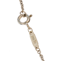 Pre Owned Tiffany & Co. 1837 Interlocking Circles Silver Bracelet