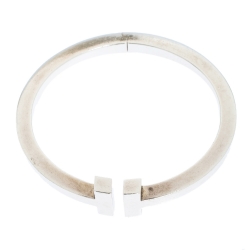 Pre Owned Tiffany & Co. Tiffany T Square Silver Bracelet