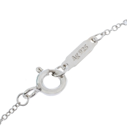 Pre Owned Tiffany & Co. Tiffany Heart Key Rubedo Silver Pendant Necklace