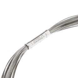 Pre Owned Tiffany & Co. Multi Wire Silver Strand Choker Necklace