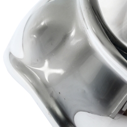 Pre Owned Tiffany & Co. Elsa Peretti Small Bone Silver Wide Cuff Bracelet