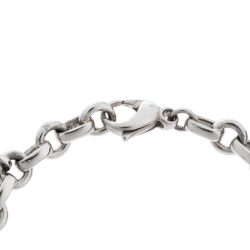 Pre Owned Tiffany & Co. Sterling Silver Atlas Charms Bracelet