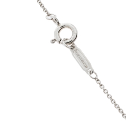 Pre Owned Tiffany & Co. Silver Mini Three-Key Pendant Necklace