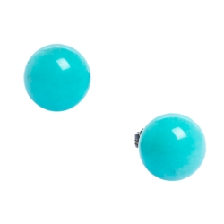 Pre Owned Tiffany & Co. Amazonite Silver Stud Earrings