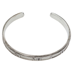 Pre Owned Tiffany & Co. Vintage Atlas Silver Open Cuff Bracelet