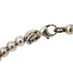 Pre Owned Tiffany & Co. Return to Tiffany Enamel Heart Tag Bead Bracelet