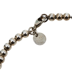 Pre Owned Tiffany & Co. Return to Tiffany Enamel Heart Tag Bead Bracelet