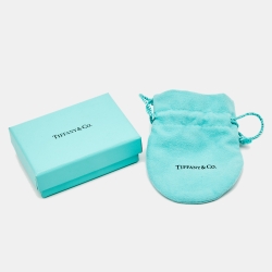 Pre Owned Tiffany & Co. Return To Tiffany Mini Heart Enamel Sterling Silver Bead Bracelet