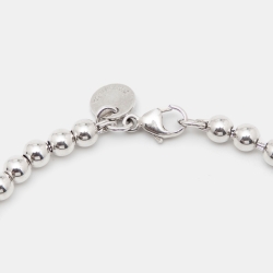 Pre Owned Tiffany & Co. Return to Tiffany Heart Tag Enamel Sterling Silver Bracelet