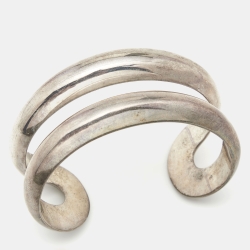 Pre Owned Tiffany & Co. Elsa Peretti Sterling Silver Cuff Bracelet