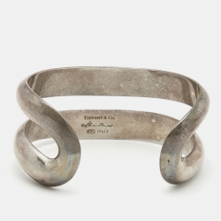 Pre Owned Tiffany & Co. Elsa Peretti Sterling Silver Cuff Bracelet
