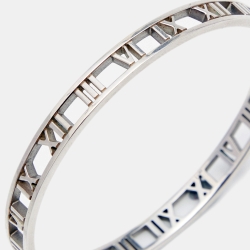 Pre Owned Tiffany & Co. Atlas Sterling SIlver Bangle Bracelet