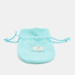 Pre Owned Tiffany & Co. Return To Tiffany Heart Sterling Silver Earrings 