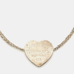 Tiffany & Co. Return To Tiffany Sterling Silver Heart Tag Bracelet