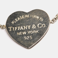 Tiffany & Co. Return To Tiffany Sterling Silver Heart Tag Bracelet