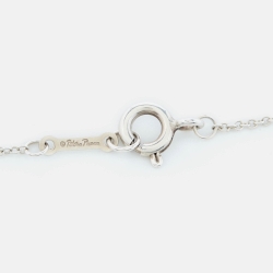 Pre Owned Tiffany & Co. Paloma's Graffiti Love Silver Pendant Necklace