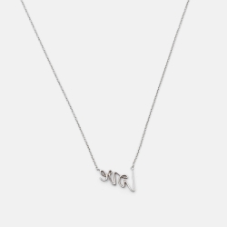 Pre Owned Tiffany & Co. Paloma's Graffiti Love Silver Pendant Necklace