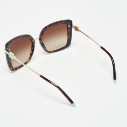 مملوكة مسبقًا Tiffany & Co.Brown/Blue Gradient TF4185 Square Sunglasses