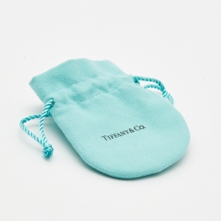 Pre Owned Tiffany & Co. Open Atlas Sterling Silver Ring Size 54