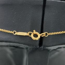 Pre Owned Tiffany & Co. 18K Rose Gold  Oval Key Necklace